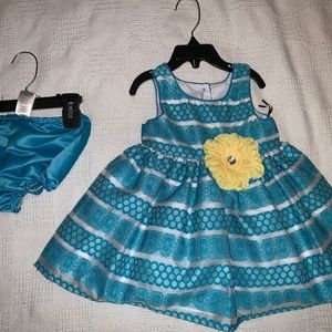Baby Girl's Dress with Bloomer